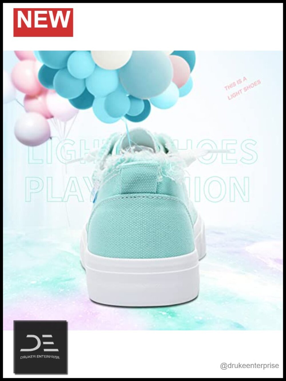 Women's Canvas Slip-On Fashion Sneakers - Breathable Comfort - Picture 3 of 5